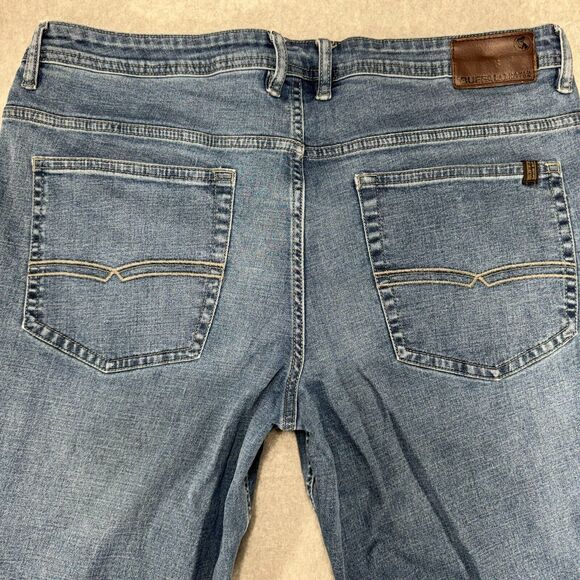 Buffalo David Bitton Jeans Mens 38x30* Blue Jackson X Straight Stretch Denim A - Picture 3 of 11